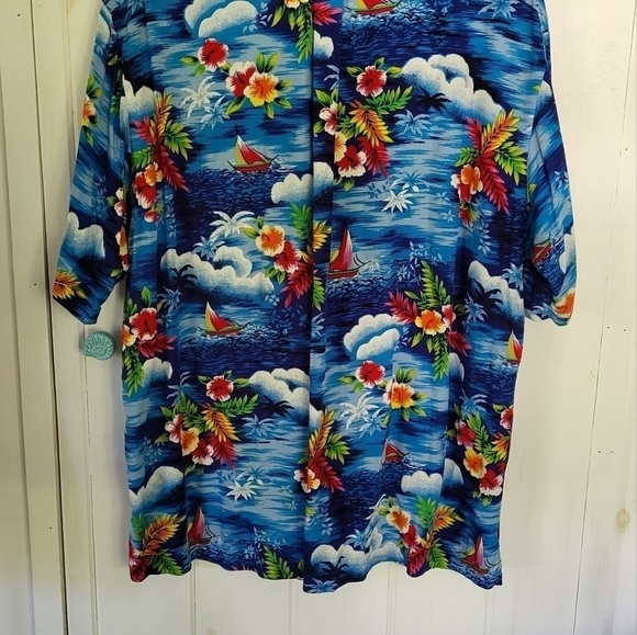 Polo Ralph Lauren Hawaiian Button Down Shirt XL - Picture 2 of 10